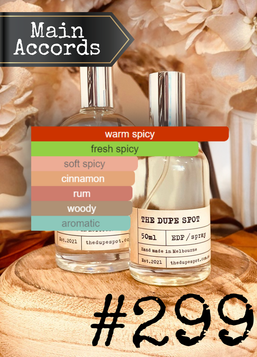 Our Duplication of SPICE BLEND by DIOR 299 The Dupe Spot AU