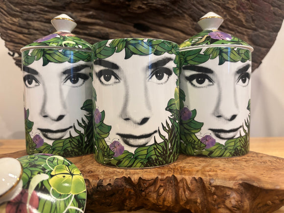 Kitchen canister set of 3 ~ Audrey