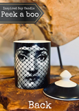 PEEK A BOO - Soy Candle - ROSE OUD FRAGRANCE