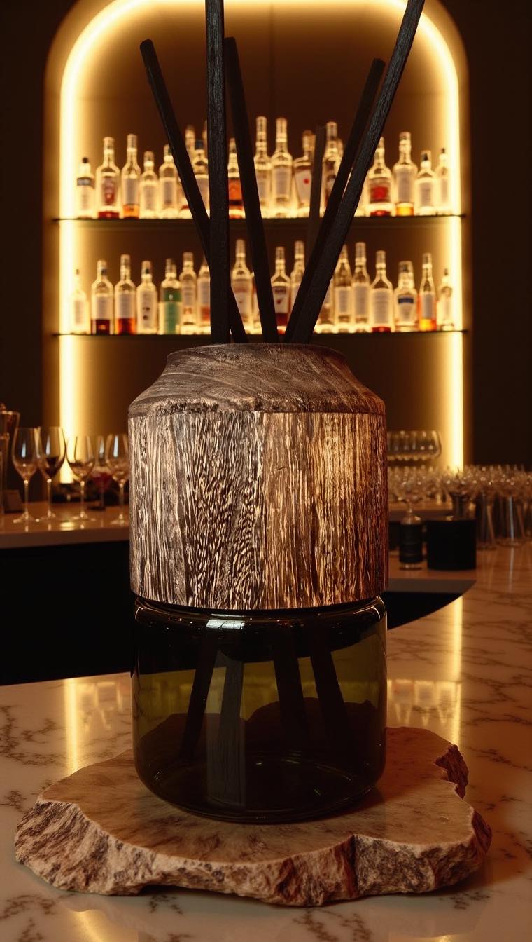 XL - Timber reed diffuser - 1 litre - VANILLA BERRY