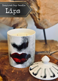 LIPS - Soy Candle - AMALFI COAST FRAGRANCE