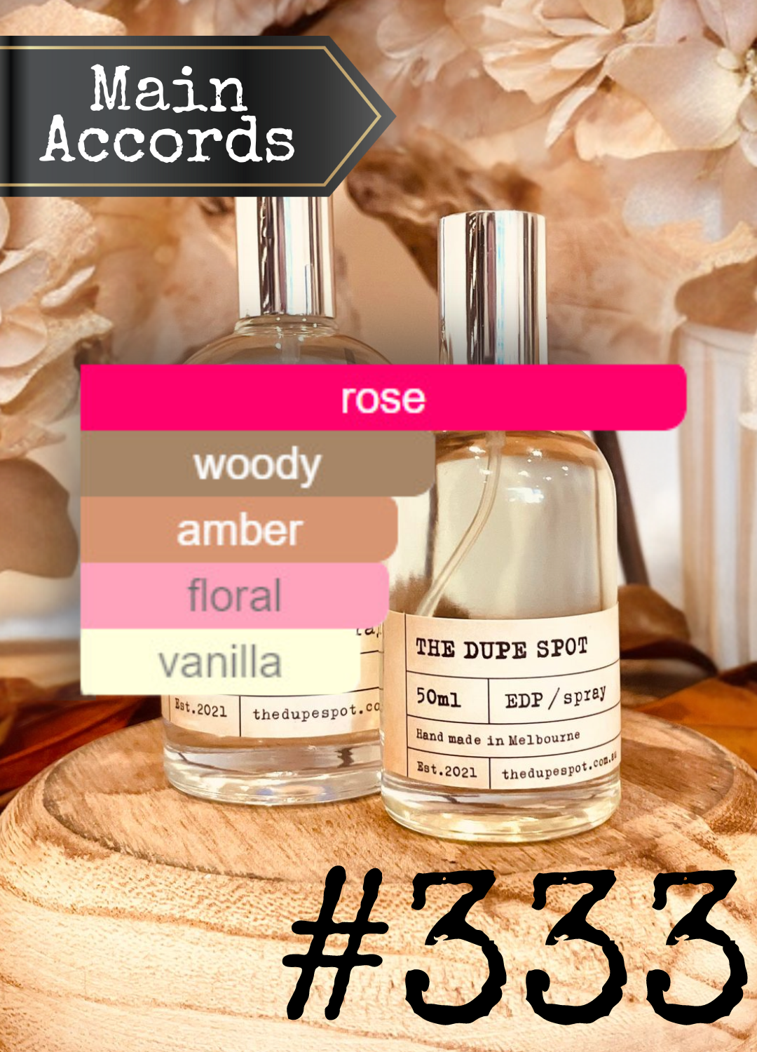 Our Duplication of GOUTTE DE ROSE by CARTIER 333 The Dupe Spot AU