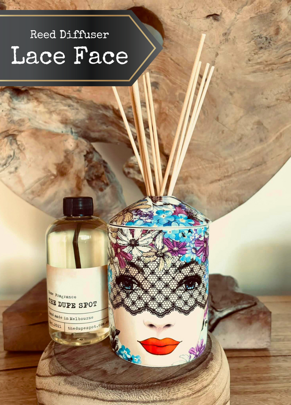 Lace Face Reed Diffuser with 250ml fragrance