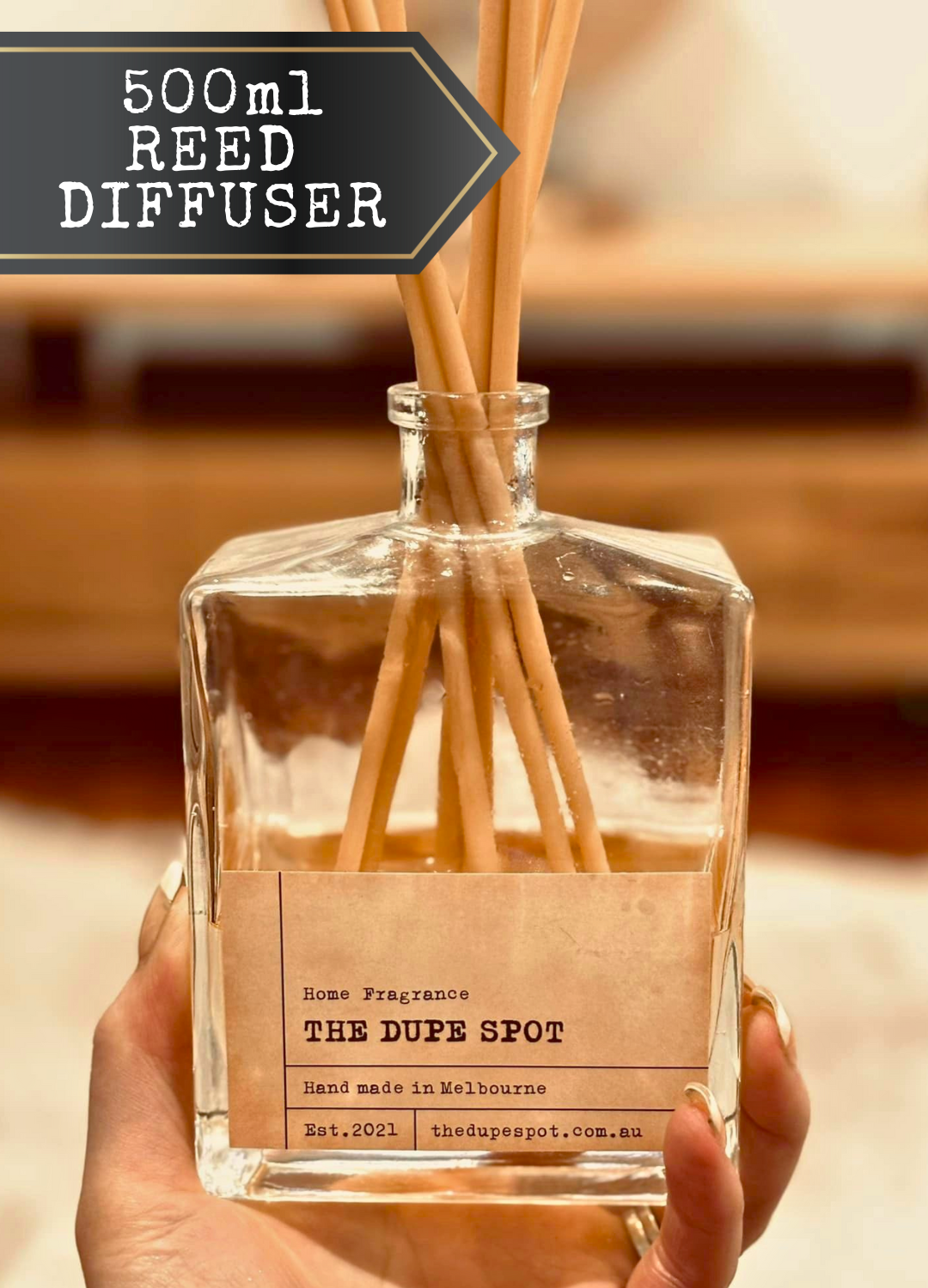 Reed Diffuser 500ml - Home Fragrance - Our duplication of SI by ARMANI