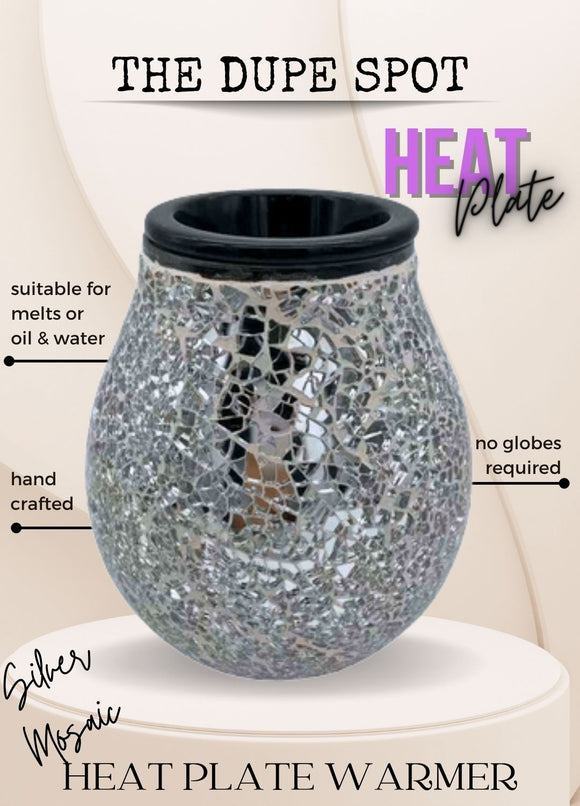 Heat Plate Warmer - Silver Mosaic
