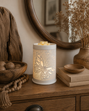 Warmer - Metal - White Butterfly