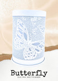 Warmer - Metal - White Butterfly