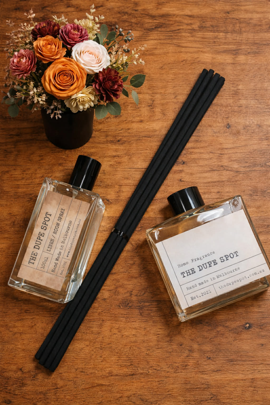 Diffusing Spray Home Fragrance Bundle - 100ml Linen/Room Spray & Matching Reed Diffuse